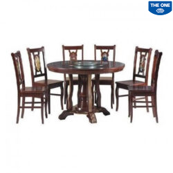 Bàn Ghế Ăn Gỗ Tự Nhiên TGA21V, TB21V