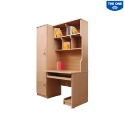 Bàn Học Liền Giá Sách BK406