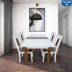 Bộ Bàn Ghế Ăn HGB71BK10, HGG71