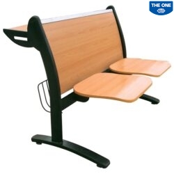 Ghế Băng Chờ 2 Chỗ Đệm Gỗ GPC05D-2