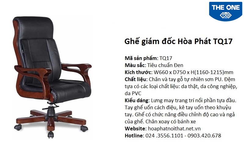 Ghế giám đốc the one TQ17