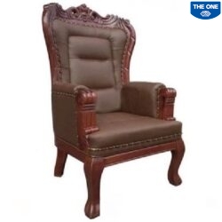 Ghế giám đốc chân cố định TQ23 màu nâu