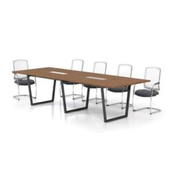 Bàn Họp Chân Sắt 4m BHCS 02