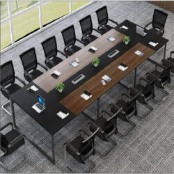 Bàn Họp Chân Sắt 7m BHCS06 kiểu cách