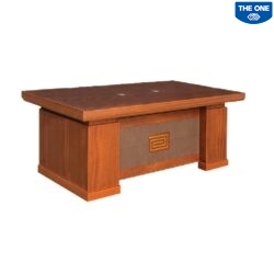 Bàn Giám Đốc 1m8 DT1890VM16, DT1890V16 được thiết kế bằng chất liệu gỗ công nghiệp