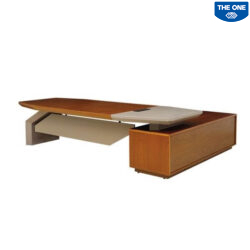 Bàn Giám Đốc 3m DT3020VM20 màu gỗ sang trọng