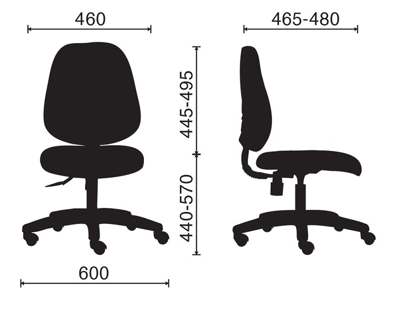 Lựa chọn ghế theo kích thước là điều quan trọng, cũng là một tiêu chí để người dùng tham khảo